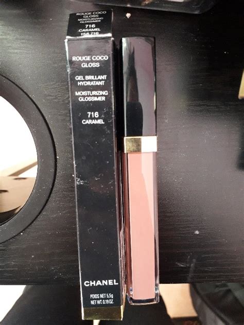 Chanel Rouge Coco Gel Gloss Brilliant 716 Caramel 